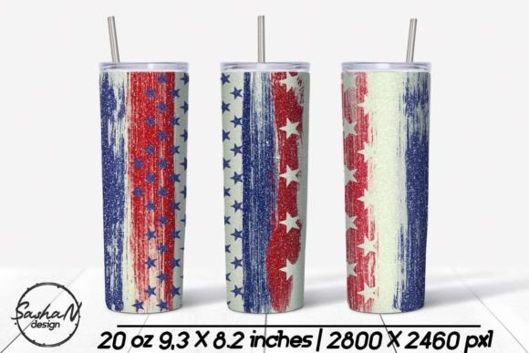4th of July Sublimation Tumbler Png