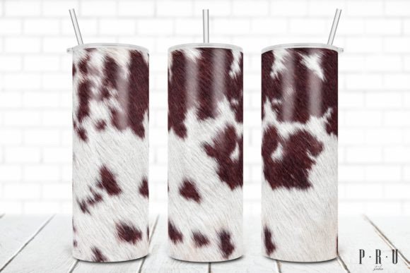 Cow Print Png for 20 Oz Skinny Tumbler
