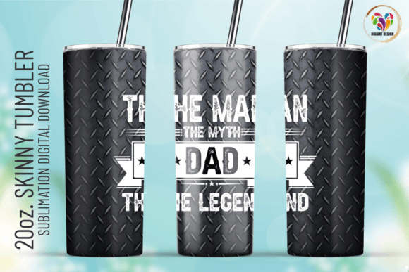 Dad Man Myth Legend Tumbler Wrap
