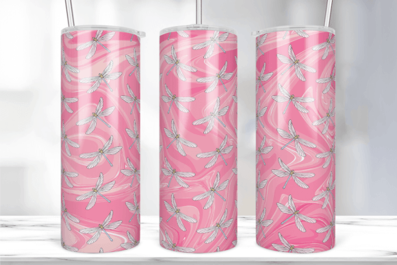 Dragonfly Tumbler Wrap Sublimation