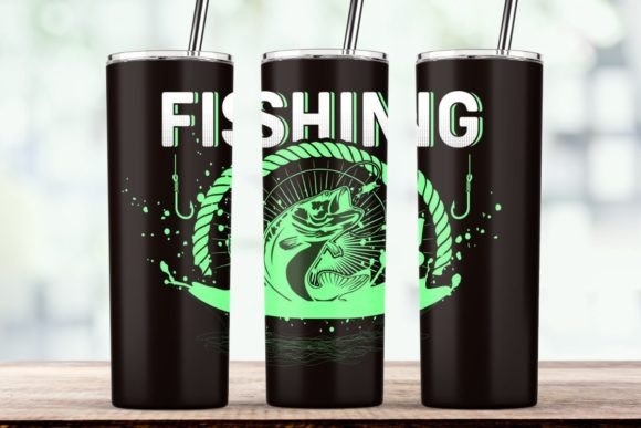 Fishing Summer Tumbler Wrap Sublimation