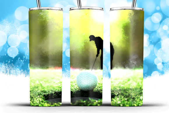 Golf Ball for Dad 20oz Tumbler Wrap