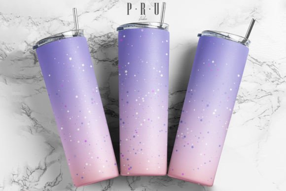 Gradient Star Sublimation 20 Oz Tumbler