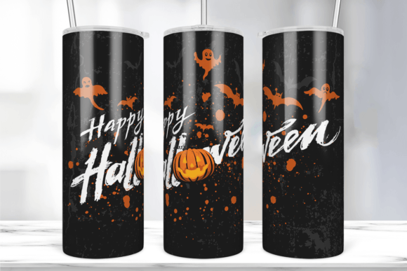 Happy Halloween Tumbler Wrap