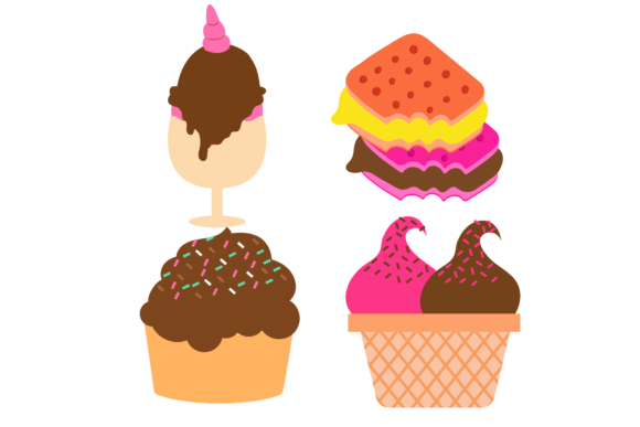 Ice Cream Cup Vector