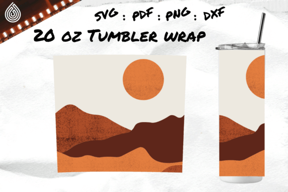 Mountain and Sun, 20oz Tumbler