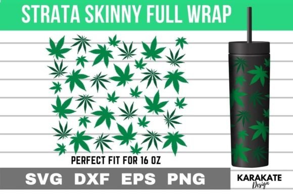 Organic Cannabis,16 Oz Strata Skinny SVG