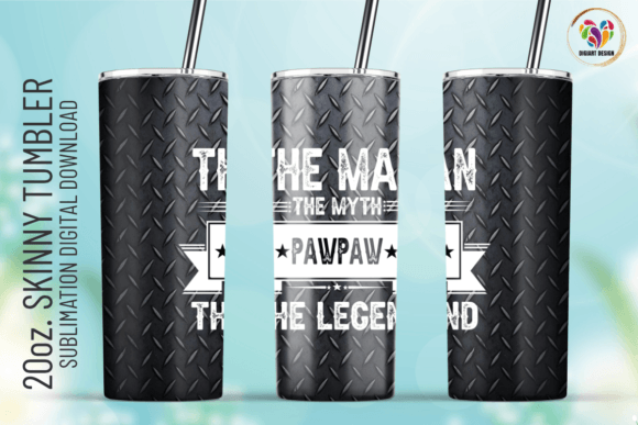 Pawpaw Man Myth Legend 20os Tumbler Wrap