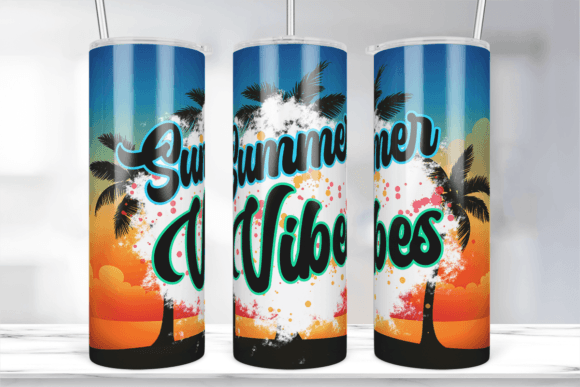 Summer Vibes Tumbler Wrap