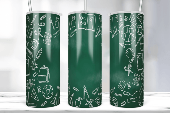 Teacher Tumbler PNG Sublimation Design