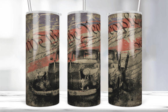 We the People Tumbler Wrap Design